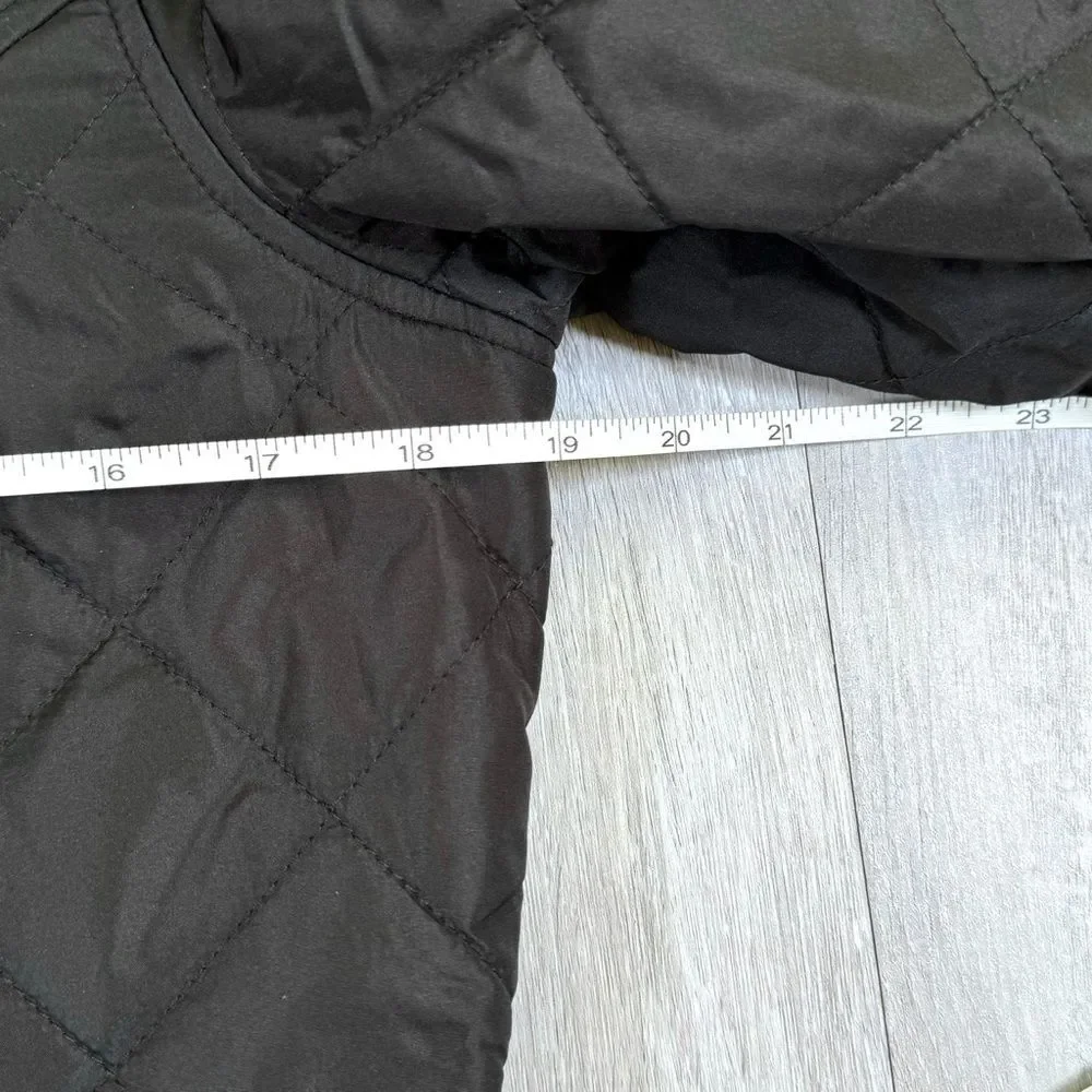 Black Quilted Jacket S - Picture 4 of 6